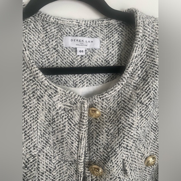 Derek Lam Tweed Convertible Blazer | Cape - Picture 5 of 6